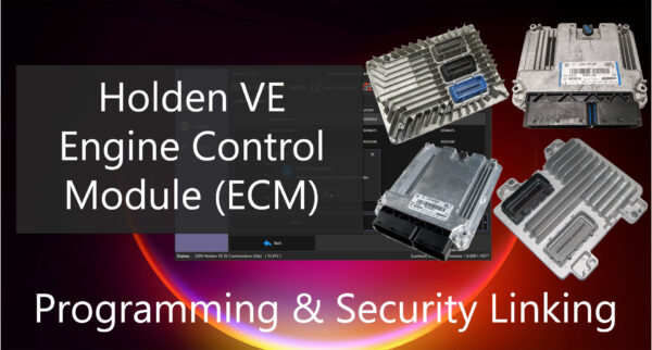 Holden VE Commodore Engine Control Module (ECM) Programming and VIN ...