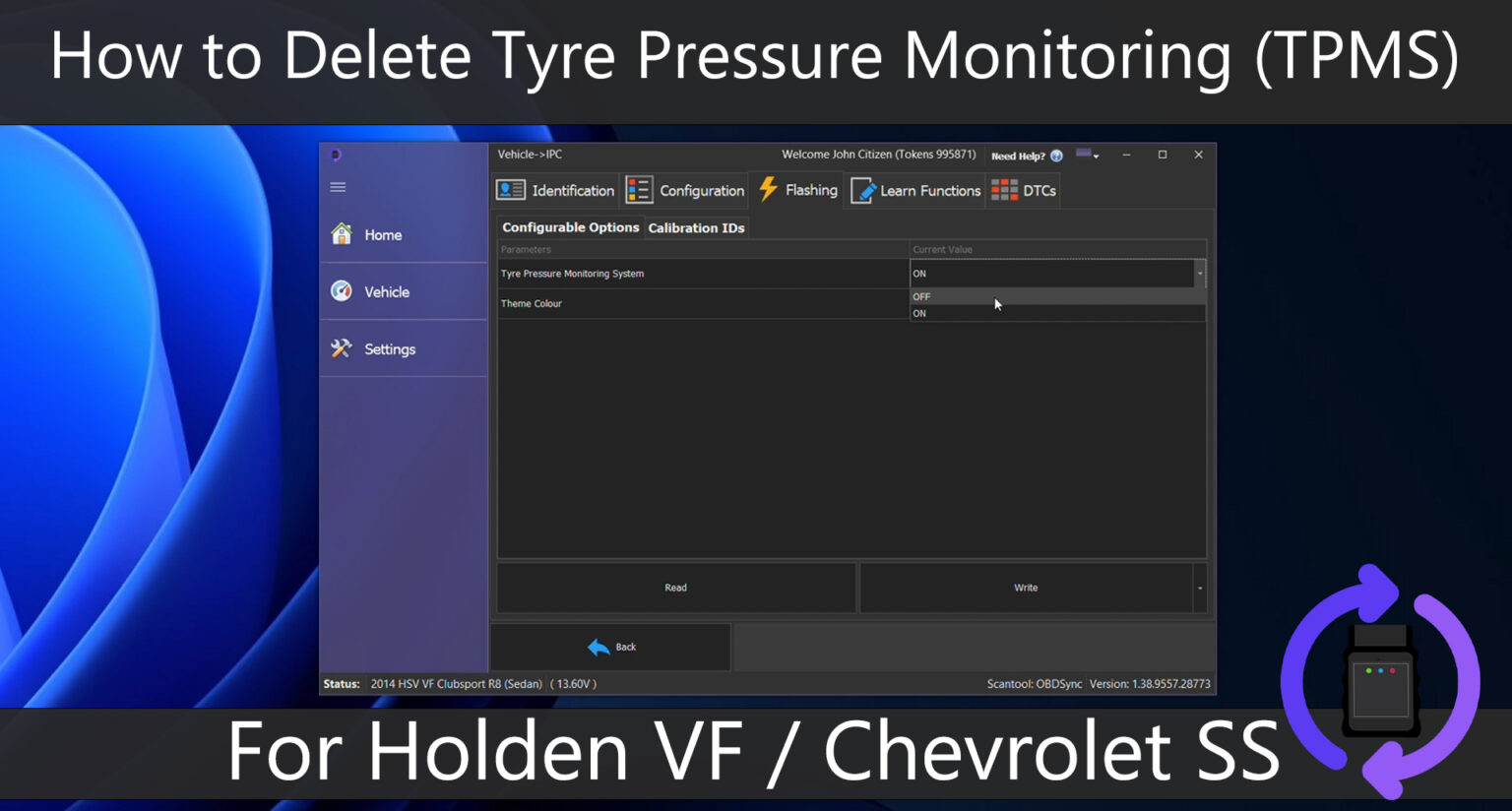 Commodore Tpms Receiver Module How to Delete Tyre Pressure Monitoring (TPMS) on a Holden VF Commodore ...